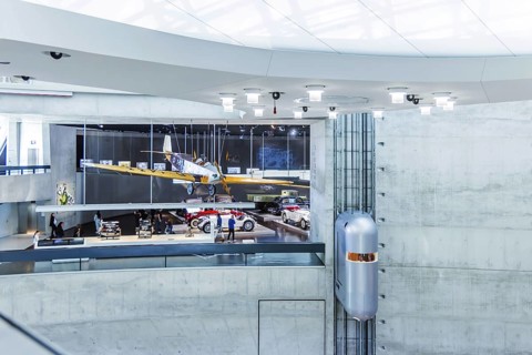 The Mercedes-Benz Museum in Stuttgart presents a journey through the automotive history of the