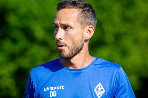 SC Käfertal against Waldhof Mannheim (test match) ***Picture: Dominik Glawogger, coach of Waldhof