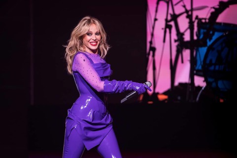 Kylie Minogue live on Tension Tour 2025 at the Berlin Uber Arena on 04.07.2025 Note: according to
