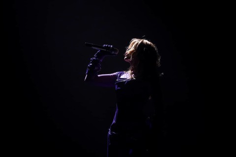 Kylie Minogue live on Tension Tour 2025 at the Berlin Uber Arena on 04.07.2025 Note: according to