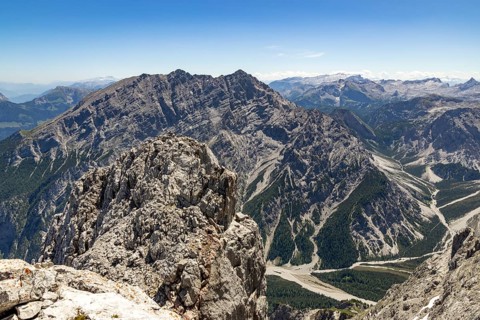Watzmann, below the Wimbachgrieß, Berchtesgaden Alps, Berchtesgaden National Park, Ramsau,
