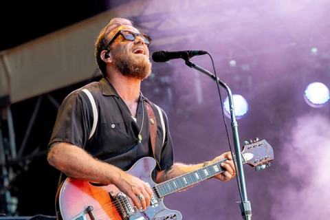 Dan Auerbach, guitarist, singer, The Black Keys, Rock, Blues, USA, live open air at the Citadel