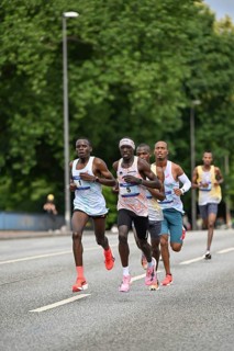 Samwel Mail Kenya and Edward Kimutai Cheserek Kenya as the best placed runners at the 31st Hella