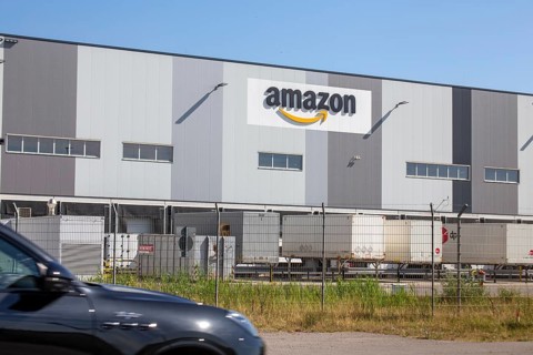 Amazon logistics centre in Frankenthal, Rhineland-Palatinate