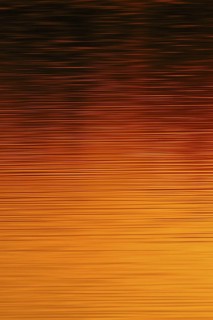 Colours of the sun... Sunset on the water (Lower Rhine, North Rhine-Westphalia), yellow red orange