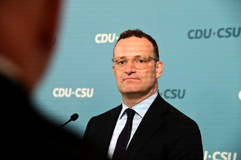 The Chairman of the CDU/CSU parliamentary group, Jens Spahn (CDU), and his deputy Alexander