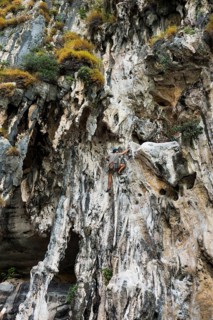 Climber, Tonsai Beach, Ao Nang, Krabi, Thailand