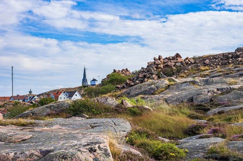 The church of Lysekil (Lysekils Kyrka) on Rosviksberg, Lysekil, Bohuslän, Västra Götalands län,