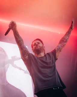 M. Shadows (Matthew Charles Sanders), singer of Avenged Sevenfold live at the Zitadelle Spandau in