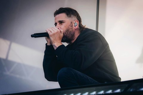 M. Shadows (Matthew Charles Sanders), singer of Avenged Sevenfold live at the Zitadelle Spandau in
