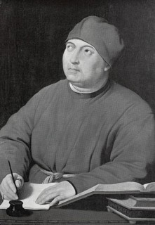 Portrait of Tommaso Inghirami, (1470 to 1516), humanist, after an oil painting by Raphael,