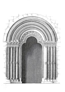Heilsbronn Portal, Church of Peace in the Sanssouci Palace Park in Potsdam, Germany, Historical,