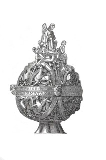 Religious objects of worship, Romanesque censer from Lille in France, Historical, digitally