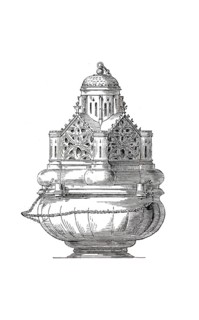 Religious objects of worship, Early Gothic censer from the church of St Mauritius in Münster,