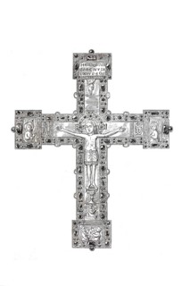 Religious cult objects, Late Romanesque cross from the church of St Mauritius in Münster, Germany,
