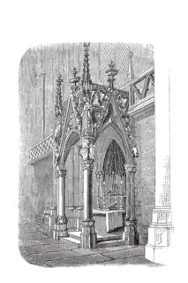 The altar of St Peter's Cathedral in Regensburg, Regensburg Cathedral for short, Bavaria, Germany,
