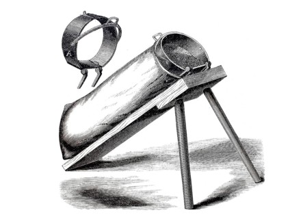 Agriculture, Sack holder, for filling grain sacks, Historical, digitally enhanced reproduction of a