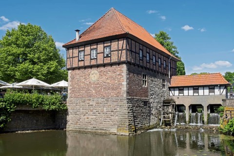 Borgmühle in Lüdinghausen, Münsterland, North Rhine-Westphalia, Germany