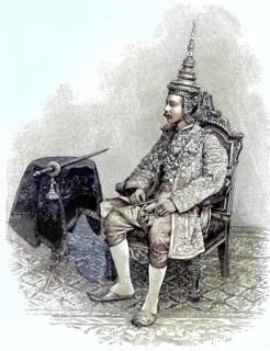 Mongkut or Rama IV, King of Siam in regalia, 18 October 1804 in Bangkok, Thailand - 18 October
