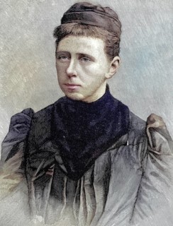 Emilie Kempin-Spyri, born 18 March 1853 in Altstetten - 12 April 1901 in Basel, Naehee Spyri,