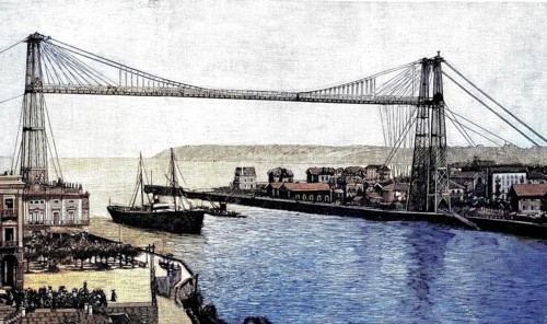 The Vizcaya Bridge, Puente de Portugalete, known in Spain mainly as the Puente Colgante, or