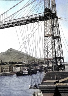 The Vizcaya Bridge, Puente de Portugalete, known in Spain mainly as the Puente Colgante, or