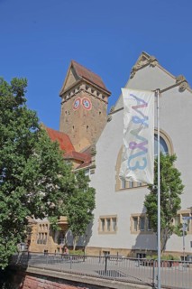 Former Emma-Jaeger-Bad, swimming pool built in 1911 in Art Nouveau style, today's Emma Creative