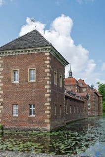 Velen moated castle, Münsterland, North Rhine-Westphalia, Germany
