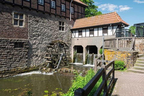 Borgmühle in Lüdinghausen, Münsterland, North Rhine-Westphalia, Germany