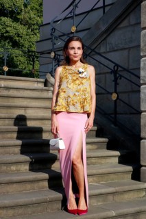Nadine Warmuth arriving at Charles Gounod's Roméo et Juliette after William Shakespeare at the