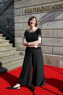 Elisabeth Sobotka (Artistic Director of the Staatsoper Unter den Linden) arriving for Charles