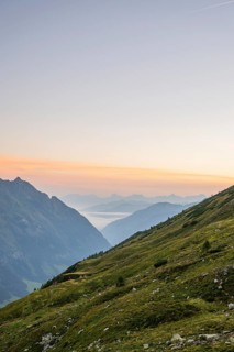 Sunrise in the Mountains at Hochalpenstraße, Pinzgau, Salzburg, Austria