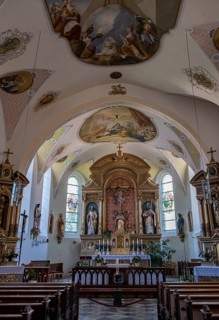 Former pilgrimage and filial church Heilig Blut, Umrathshausen, Bavaria, Germany