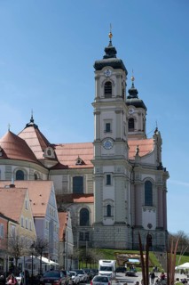 Basilica of St Alexander and Theodor, Ottobeuren Monastery, Ottobeuren, Unterallgäu, Bavaria,
