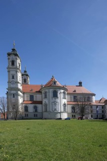 Baroque Basilica of St Alexander and St Theodor, Ottobeuren Monastery, Ottobeuren, Unterallgäu,
