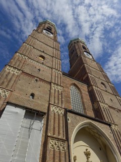 Towers of the Church of Our Lady, Cathedral of Our Lady, Munich, Bavaria, Germany