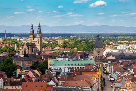 Panorama of Speyer, Rhineland-Palatinate