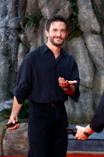 Jonathan Bailey at the German premiere of Jurassic World at the Zoo Palast in Berlin on 18 June