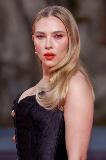 Scarlett Johansson at the German premiere of the adventure film Jurassic World, the rebirth at