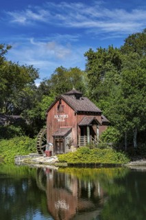 Harpers Mill on Tom Sawyer Island in the Frontierland area of Magic Kingdom at Walt Disney World,