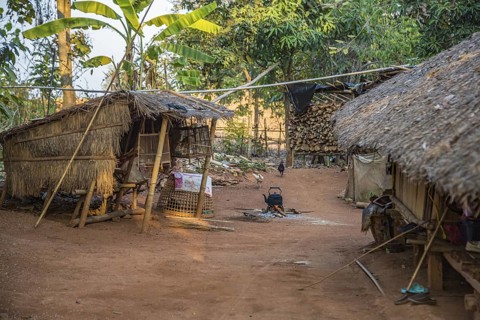Residences of the Lu Mien-Yao tribe area of the Union of Hill Tribe Villages outside of Chiang Rai