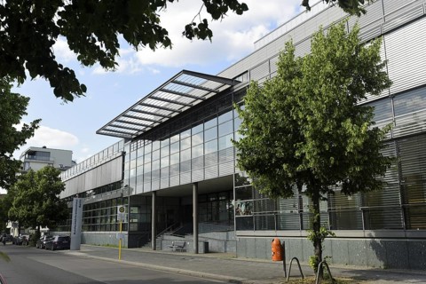 Entrance to the Bundeswehr Hospital Berlin in Scharnhorststraße
