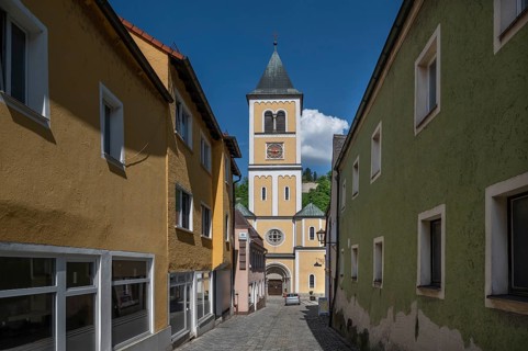 Church of St Vitus, destroyed around 1630, rebuilt between 1661 and 1665, Burglengenfeld, Upper