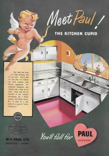 Paul kitchens advert advertising in Country Life magazine UK 1951