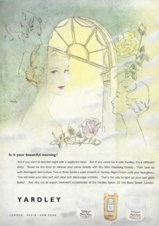 Yardley cream advert advertising in Country Life magazine UK 1951