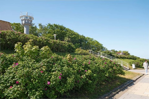 Border observation tower, Ostseeallee, Kühlunsborn Ost, Baltic Sea, Baltic Sea resort,