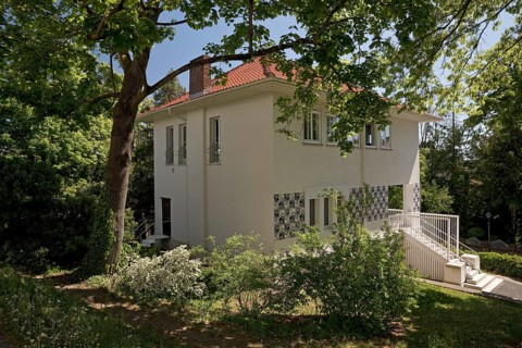 Olbrich House by Joseph Maria Olbrich, Mathildenhöhe artists' colony, UNESCO World Heritage Site,