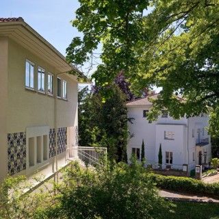 Olbrich House and Glückert Great House by Joseph Maria Olbrich on the Mathildenhöhe, UNESCO World