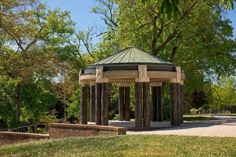 Swan Temple, also known as Albin Müller Pavilion, Ceramic Pavilion, Mathildenhöhe, UNESCO World