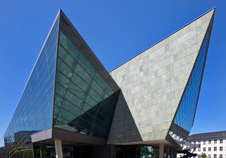 South-east side of the Darmstadtium Congress Centre in the centre of Darmstadt, Hesse, Germany